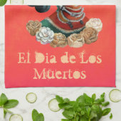 メキシコ骨組母親らしい愛 キッチンタオル (折り畳み)