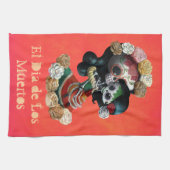 メキシコ骨組母親らしい愛 キッチンタオル (横)