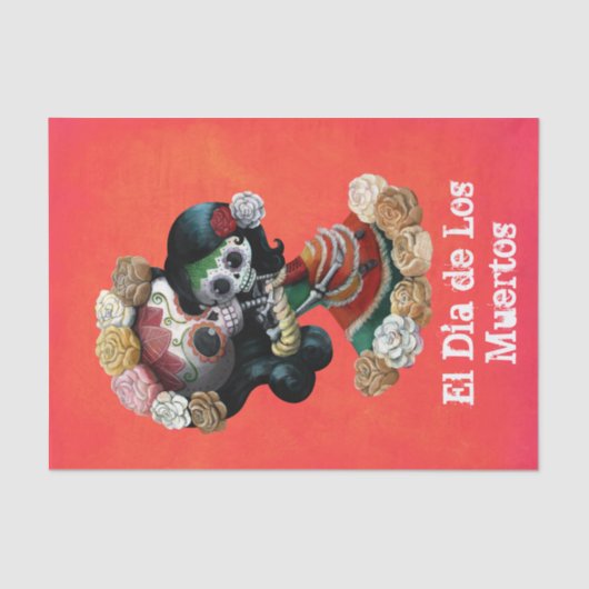 メキシコ骨組母親らしい愛 薄葉紙 (正面)