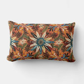メキシコ鮮やかンカズエラ装飾用クッション ランバークッション (正面)