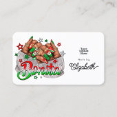 メキシコ鮮やかンボニータネイルサロンブランディングデザイン 名刺 (正面)