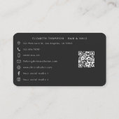 メキシコ鮮やかンボニータネイルサロンブランディングデザイン 名刺 (裏面)