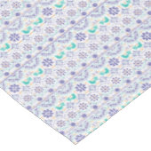 メキシコ鳥のタイルの民芸パターン テーブルクロス (アングル)