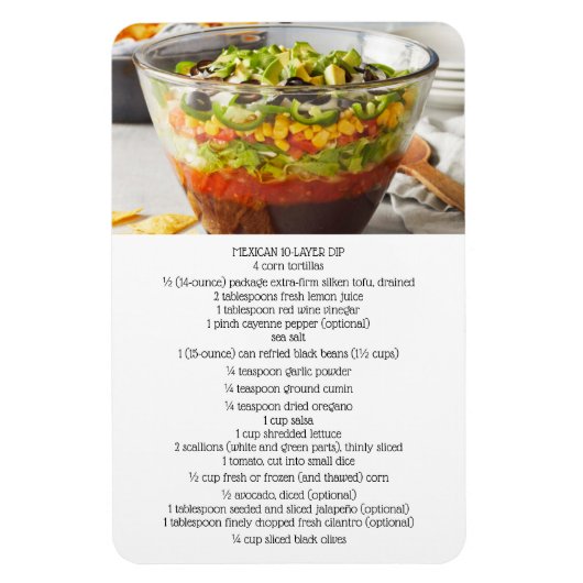 メキシコ10層ディップ マグネット (縦)