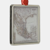 メキシコ2の地図 メタルオーナメント (右)