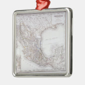 メキシコ2の地図 メタルオーナメント (左)