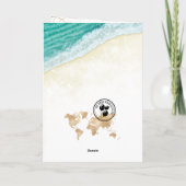 メキシコ50と素晴らしい誕生日パスポートマップの招待 招待状 (裏面)