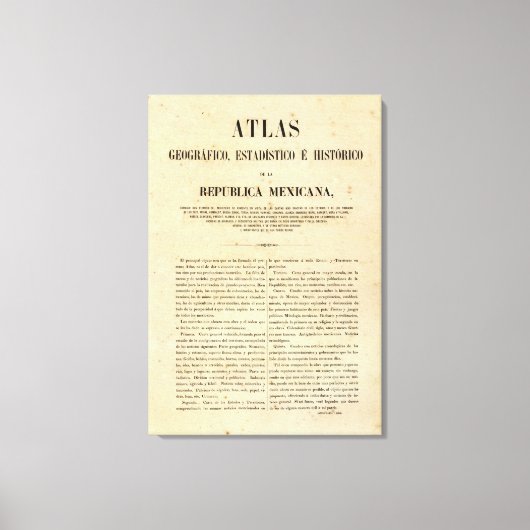 メキシコ6 キャンバスプリント (正面)