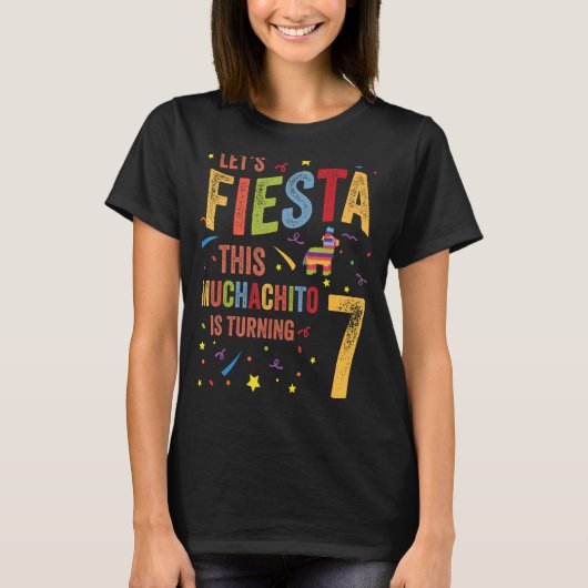 メキシコ7誕生日はFiestaこのMuchacito I Tシャツ (正面)