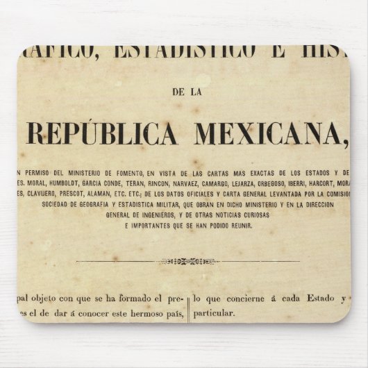 メキシコ9 マウスパッド (正面)