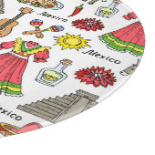 メキシコ|の記号パターン カッティングボード (角)