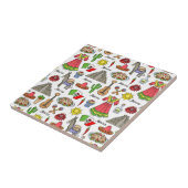 メキシコ|の記号パターン タイル (側面)