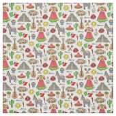 メキシコ|の記号パターン ファブリック (見本)