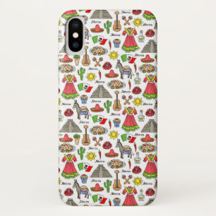 メキシコ の記号パターン iPhone X ケース