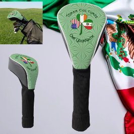 メキシコ・アイリッシュ・USA フラッグ シャムロック オーダーメイド ゴルフヘッドカバー