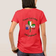 メキシコ アイルランド アメリカ国旗 シャムロック 女性用