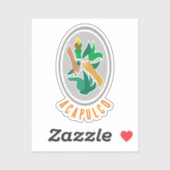 メキシコ、アカプルコの紋章 シール (シート)