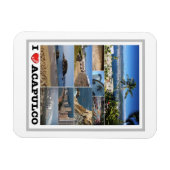 メキシコ – アカプルコ – I Love - マグネット (横)