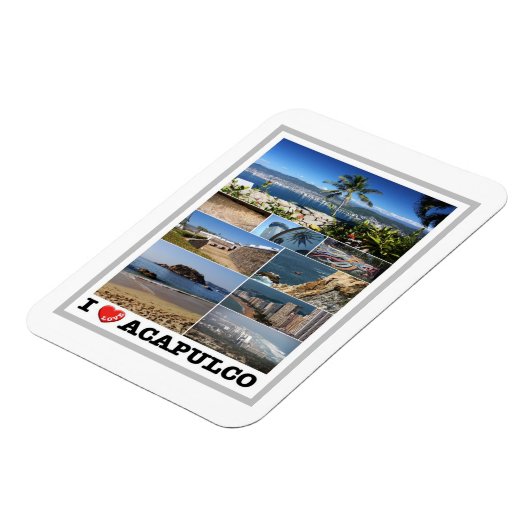 メキシコ – アカプルコ – I Love - マグネット (左側)