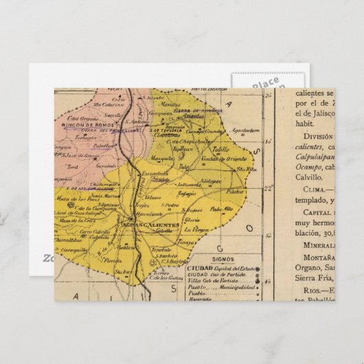 メキシコ,アグアスカリエンテス2 ポストカード (正面/裏面)