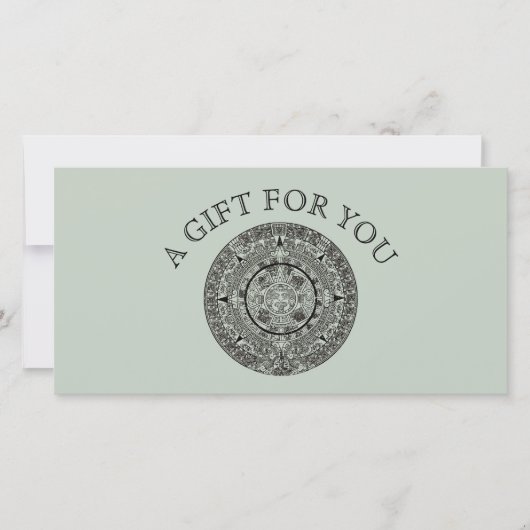 メキシコ アステカ太陽石 マヤ暦1 (正面)