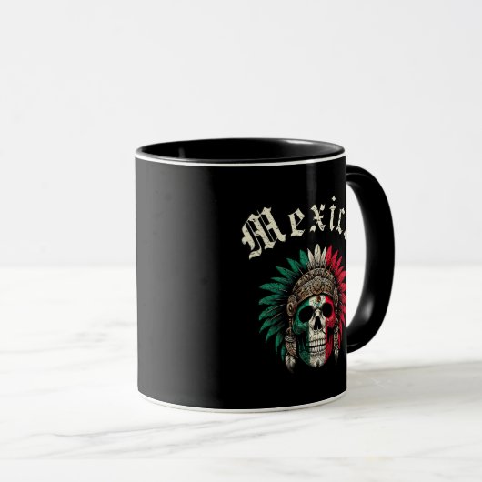メキシコ アステカ マグカップ (正面右)