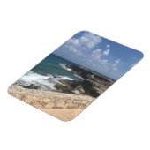 メキシコ、イスラムジェレス、プンタ・シュル#2写真磁石 マグネット (左側)