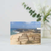 メキシコ、イスラムジェレス、プンタ・シュル#3はがき ポストカード (スタンド正面)