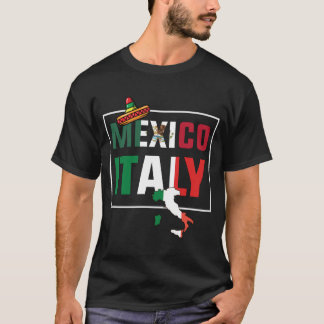 メキシコ・イタリア国旗 Tシャツ