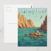 メキシコ エスピリトゥサント島 ポストカード (正面/裏面)