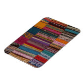 メキシコ、オアハカ州、オアハカ州、ベルトを織り込んだ マグネット (左側)