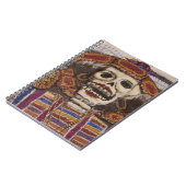 メキシコ、オアハカ州。砂のタペストリー (tapete de arena) ノートブック (左側)