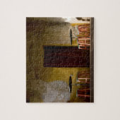 メキシコ、オアハカ、アフターンサンライトバルコニー ジグソーパズル (縦)