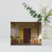 メキシコ、オアハカ、アフターンサンライトバルコニー ポストカード (スタンド正面)