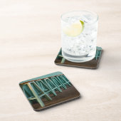 メキシコ、オアハカ、グリーンバースツールラインウォール コースター (右側)