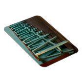 メキシコ、オアハカ、グリーンバーストールライン壁 マグネット (右側)