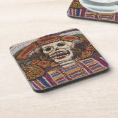 メキシコ、オアハカ。サンドタペティストリー（タペテドアリーナ） コースター (左側)