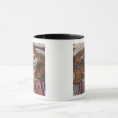 メキシコ、オアハカ。サンドタペティストリー(タペテドアリーナ) マグカップ (中央)