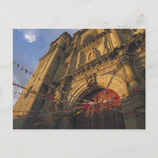 メキシコ、オアハカ、テンプラ・デ・サン・フェリペ・デ・ネリ2 ポストカード (正面)