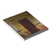 メキシコ、オアハカ、午後の日照灯バルコニー ノートパッド (アングル)