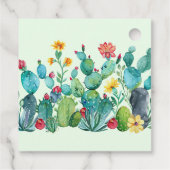 メキシコ カクタス フィエスタ ブライダル シャワー フェイバータグ (裏面)