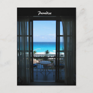 メキシコ，カンクンの海 ポストカード