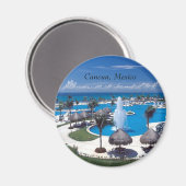 メキシコ，カンクン，カンクン マグネット (正面/裏面)