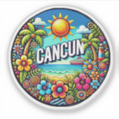 メキシコ，カンクン シール (正面)