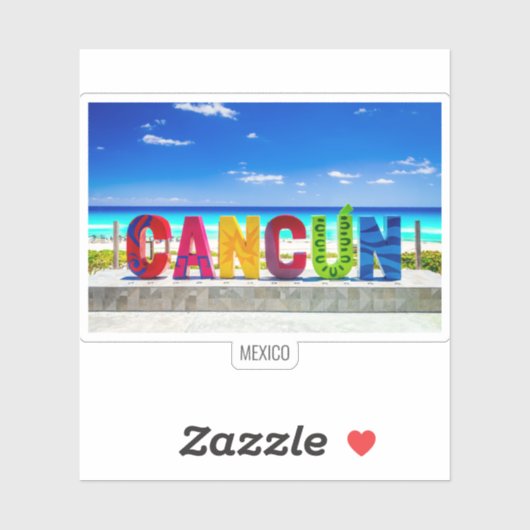 メキシコ，カンクン シール (シート)