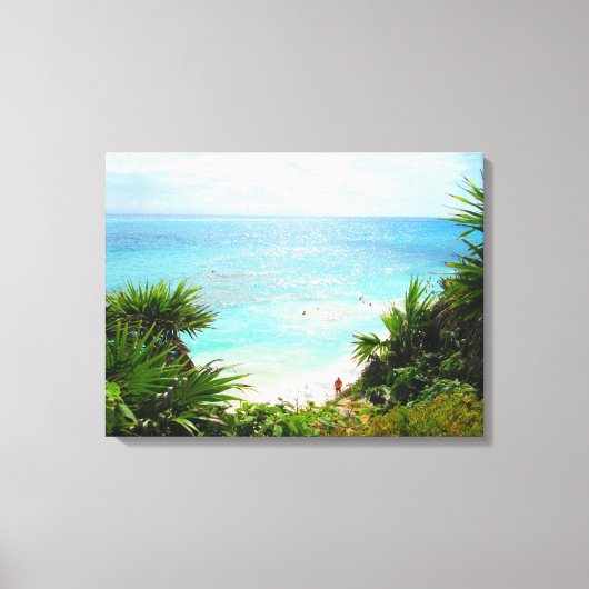 メキシコ，カンクン#10 キャンバスプリント (正面)