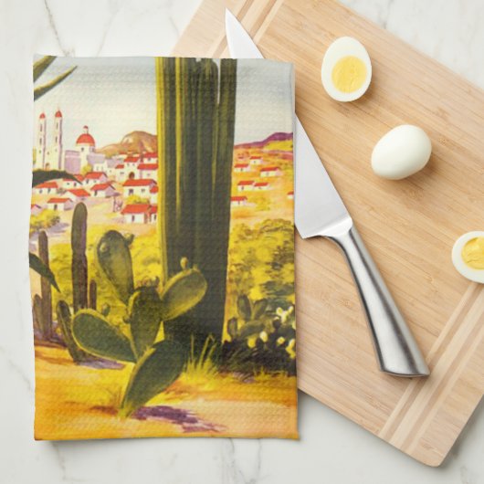 メキシコ キッチンタオル (四つ折り)