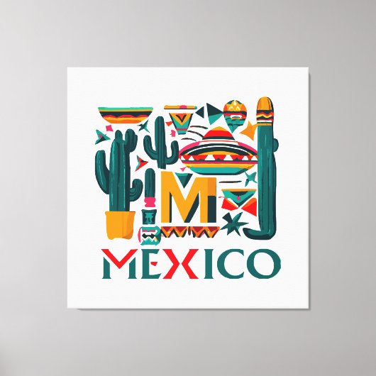 メキシコ キャンバスプリント (正面)