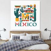 メキシコ キャンバスプリント (インサイチュ (寝室))