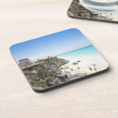 メキシコ、キンタナルー州カンクン-丘の上の遺跡 コースター (左側)